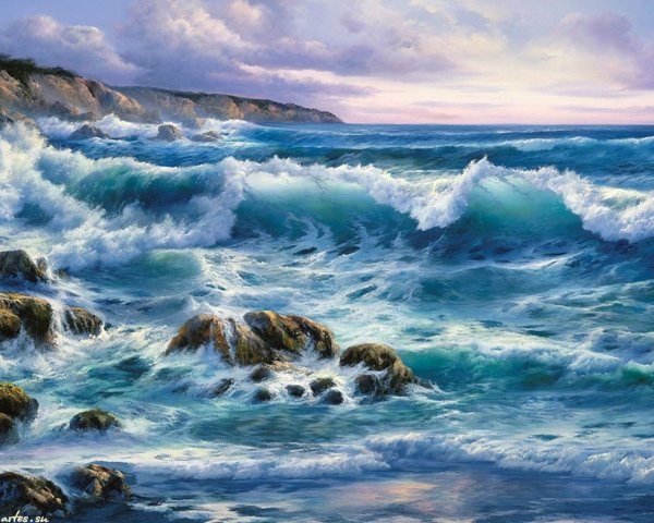 Бен Николсон морской пейзаж