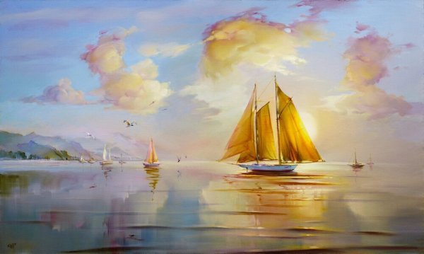 Художник маринист Максим Ильин