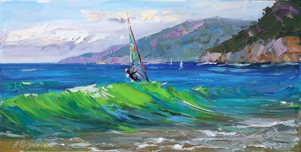 Минаев Сергей художник белые паруса