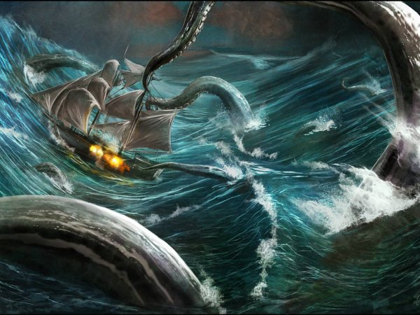 Кракен пираты Карибского моря