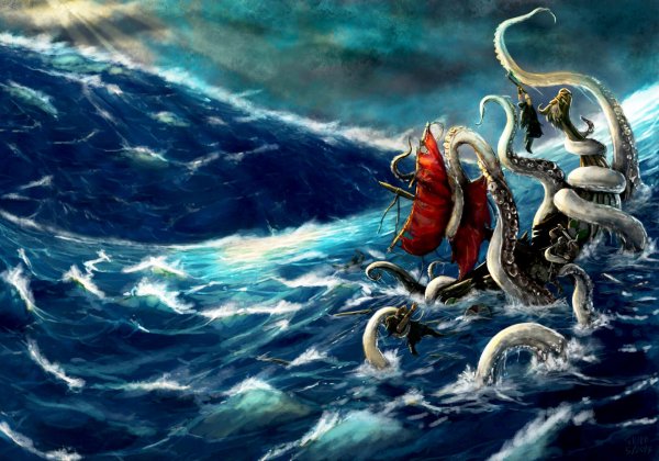 Кракен Морское чудовище