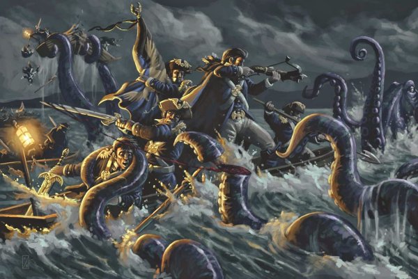 Гигантский осьминог Кракен