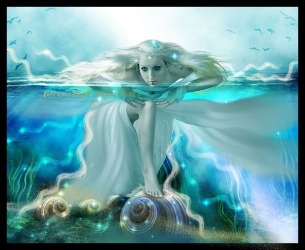Фея воды арт фэнтези