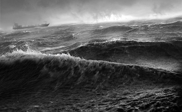 «Шторм на черном море». Ацвазовский