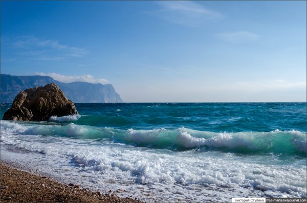 Крымское черное море