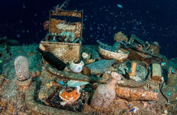 Находки на затонувших кораблях
