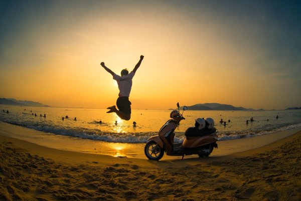 Мотоцикл море