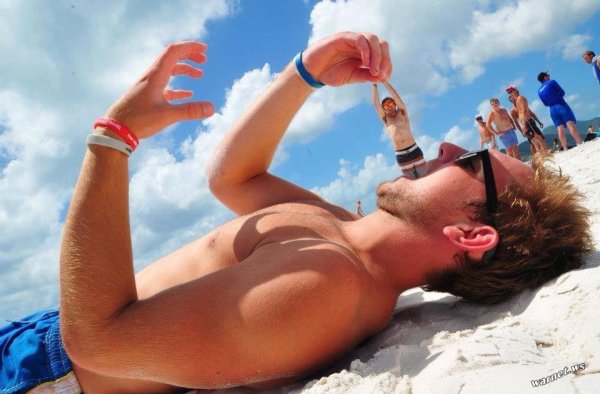 Пляж выпивка