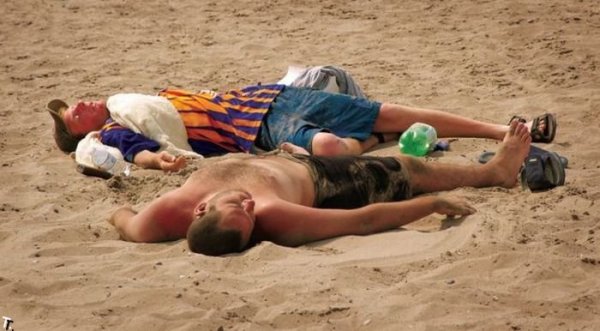 Приколы на пляже
