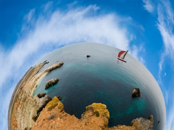 Континент Евразия космический снимок