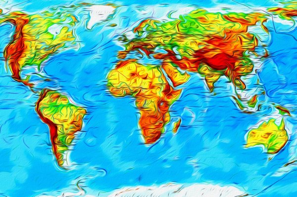 Карта Тихого океана Глобус