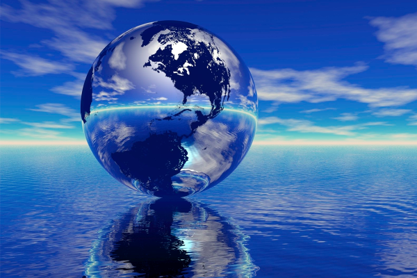 Атлантический океан из космоса