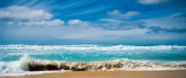 Панорамный пейзаж море