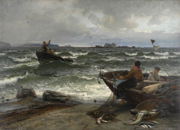 _Художник Hans Fredrik Gude (1825-1903)