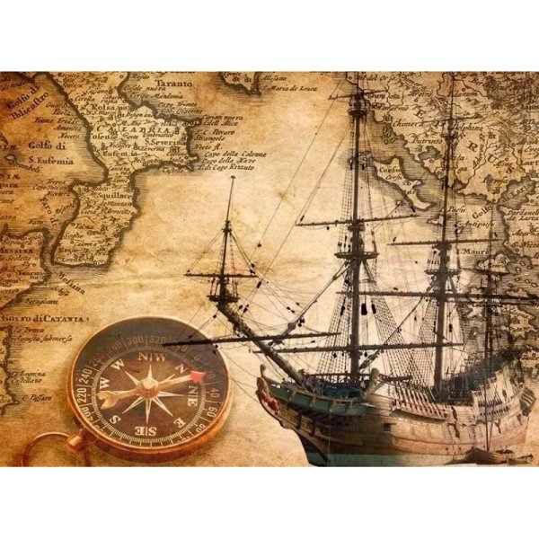 Винтажный корабль