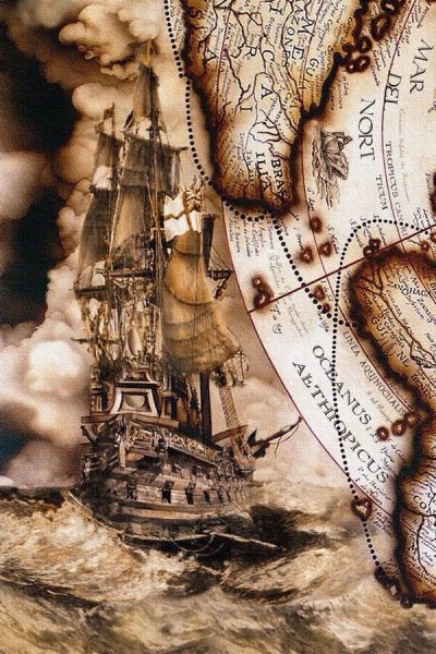 Старинная карта