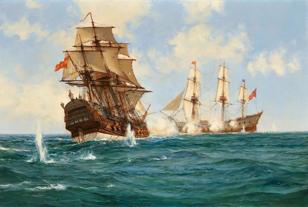 Картина Летучий голландец Айвазовского