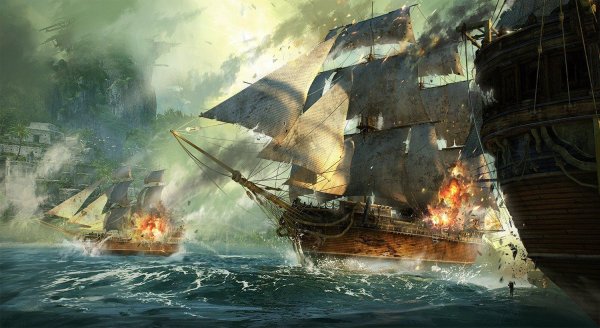 Маринисты Морское сражение