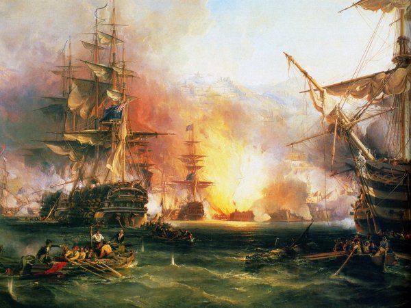 Трафальгарская битва 1805 корабль Виктори