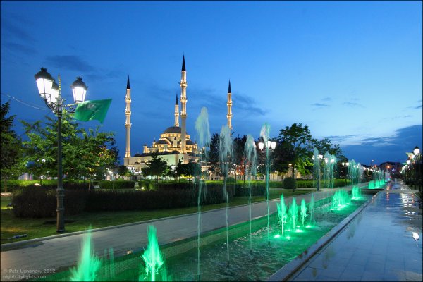 Сердце Чечни мечеть в Грозном парк