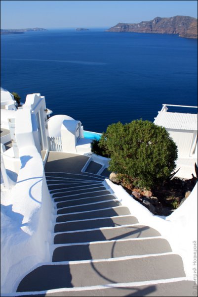 Санторини спуск к морю