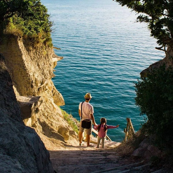 Спуск к морю 400 ступенек Анапа