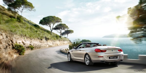 Кабриолет в горах