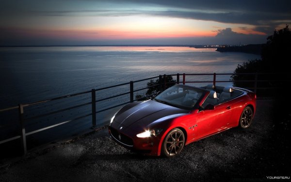 Мазерати кабриолет море