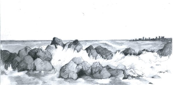 Море рисунок