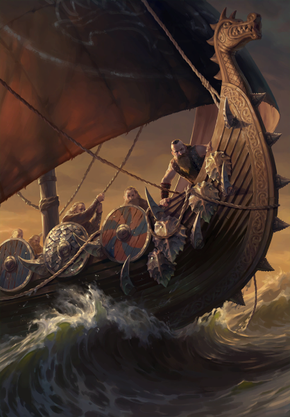 Драккар викингов