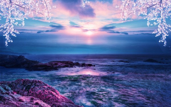 Япония Сакура и Фудзияма