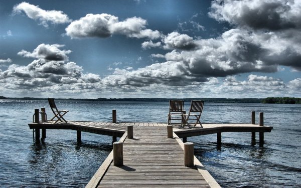 Деревянный причал