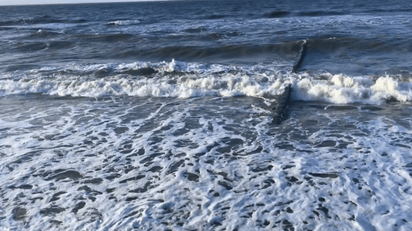 Балтийское море в шторм Зеленоградск