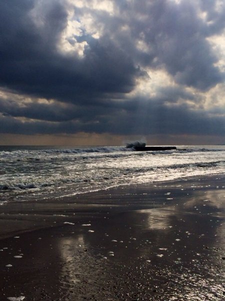 Пасмурное море