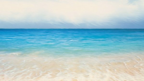 Пасмурное море