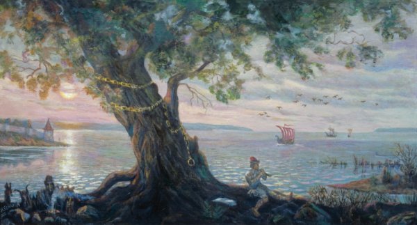 Лукоморье картина Васнецова