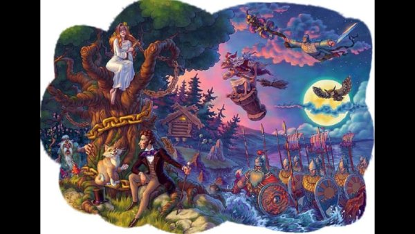 Морской берег с дубом