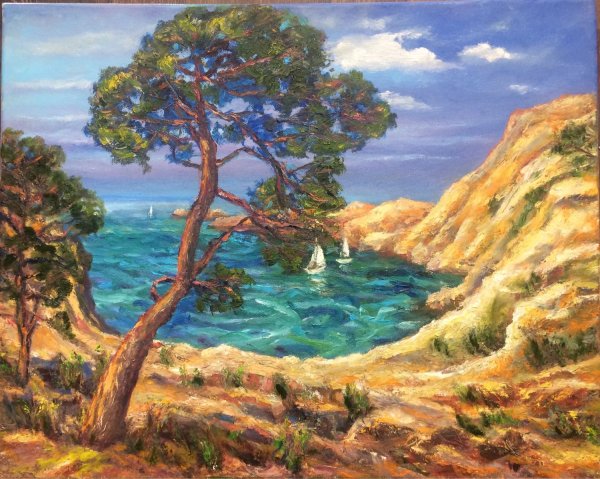 Дуб Пушкина у Лукоморья