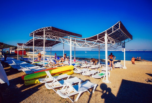 Пляж морской Бриз Лазаревское