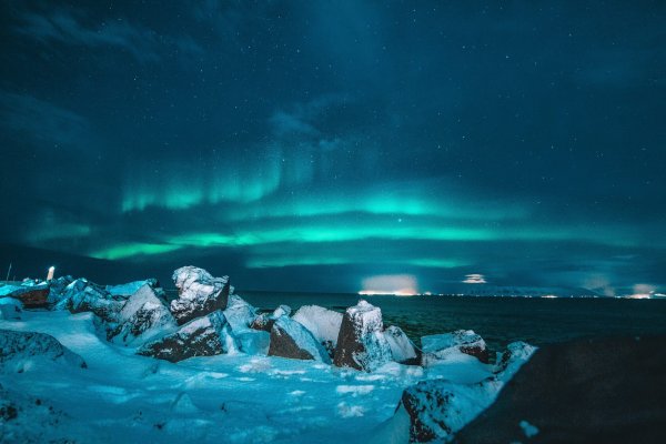 Северно Ледовитый океан Северное сияние