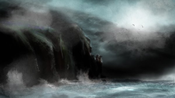 Ночь в море