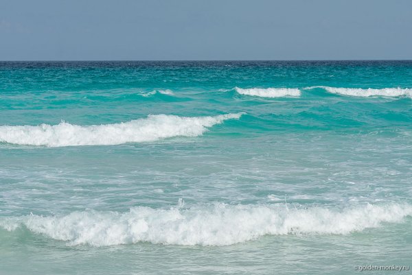 Волны барашки на море