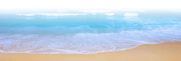 Море на прозрачном фоне