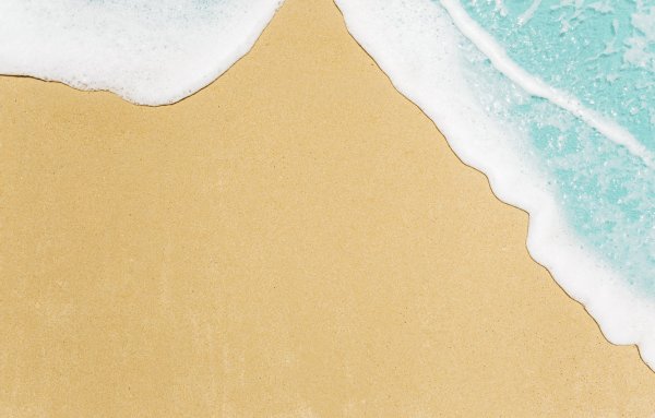 Песчаный пляж вид сверху