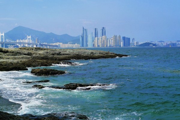 Пусан Южная Корея море