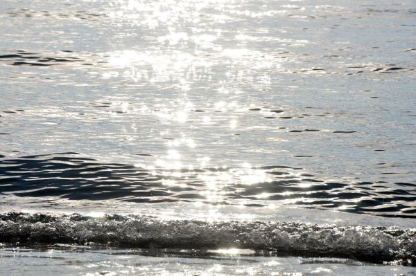 Море серебрится