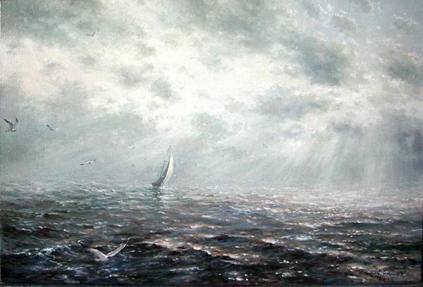 Сарычев Александр живопись море