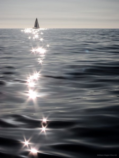 Солнечные блики на воде