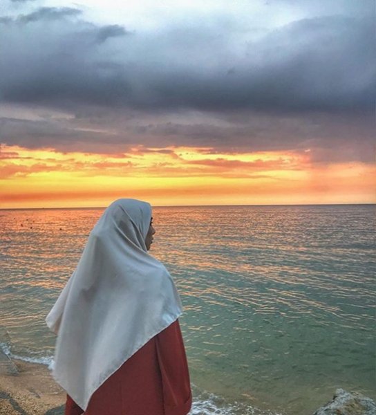 Мусульманка со спины