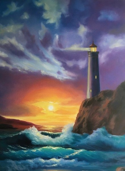 Рисование морская тематика